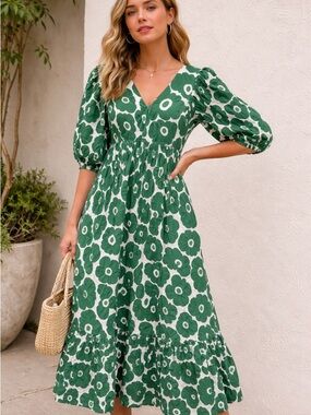 knee length dresses for ladies Karlie Midi Dress main image 0